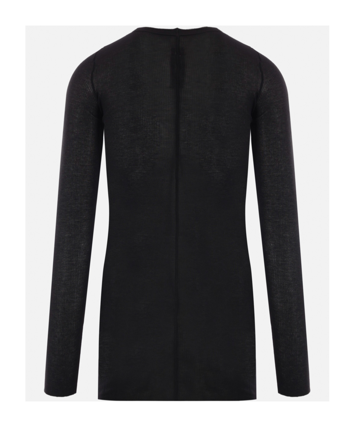 Rick Owens Long-sleeved T-shirt In Black