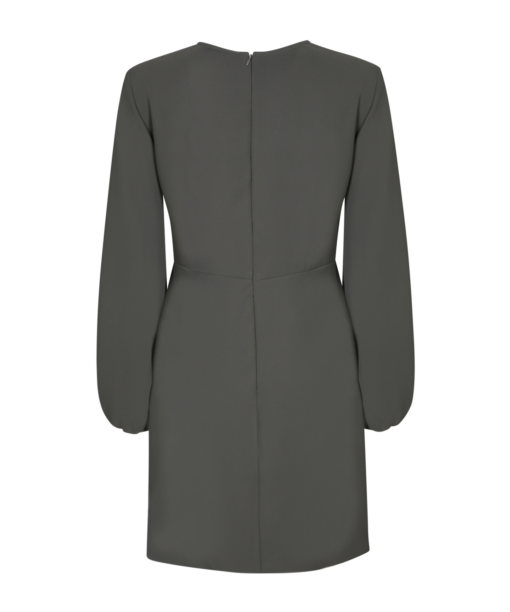 P.a.r.o.s.h Mini Green Dress In Black