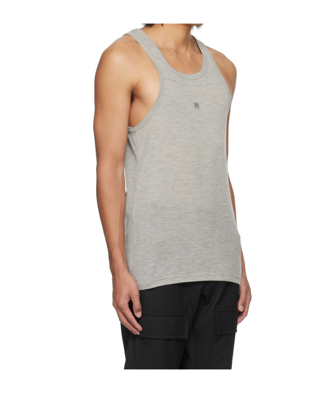 Misbhv Logo-decorated Vest In Nude