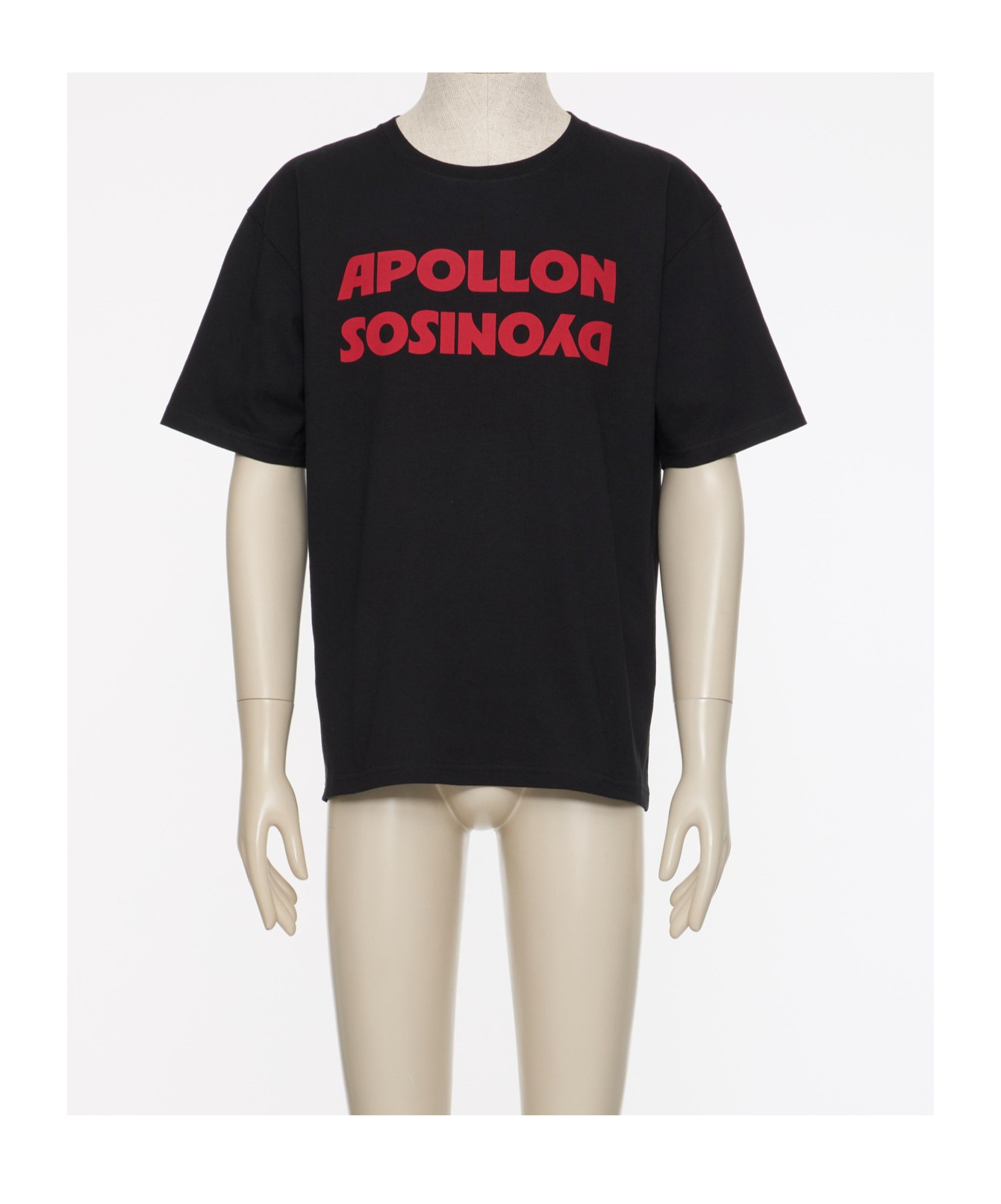 Valentino Cotton T-shirt Wuth Apollon Dyonisos Graphic Print In Black