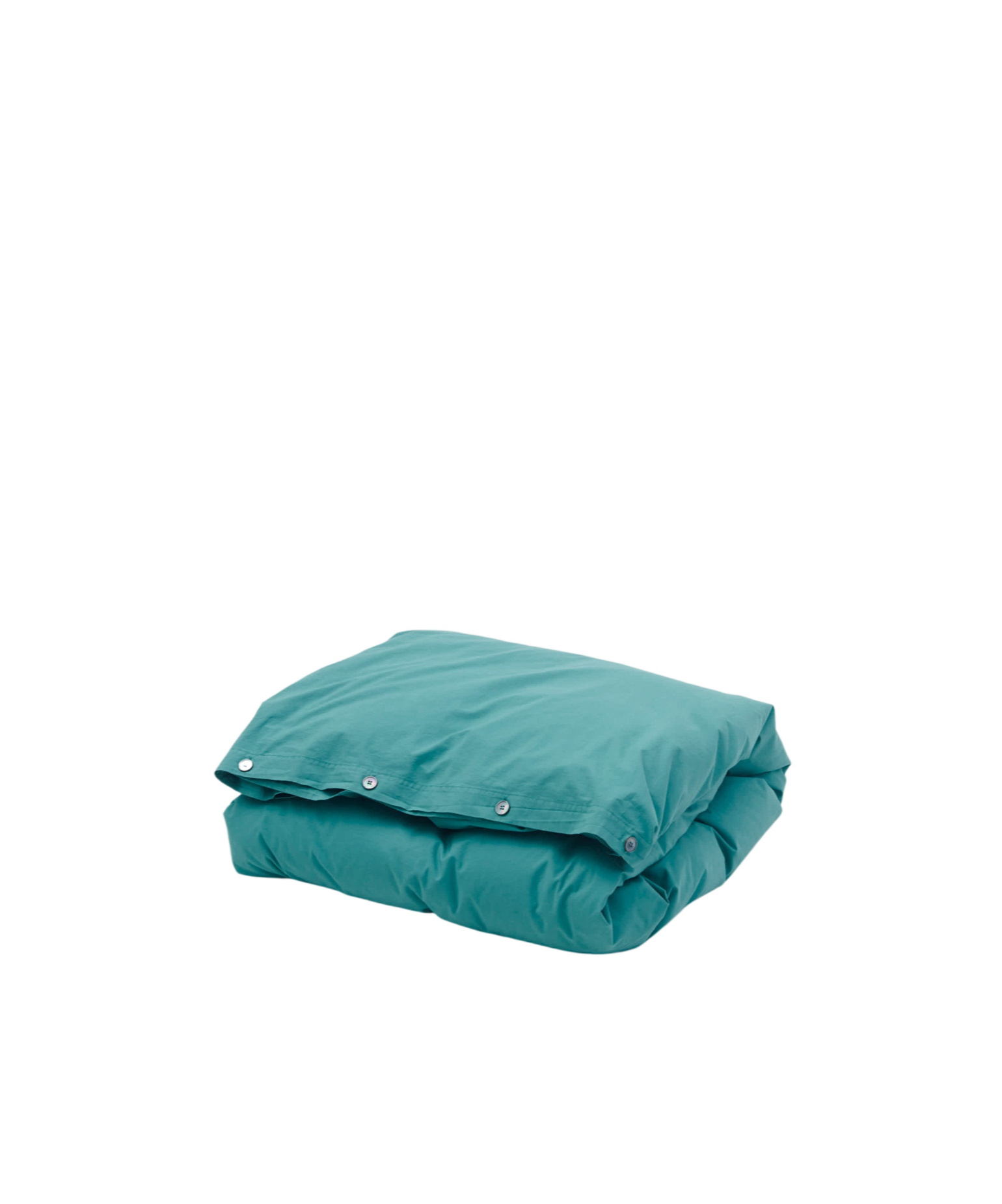 Tekla Organic Cotton Duvet Cover In Green