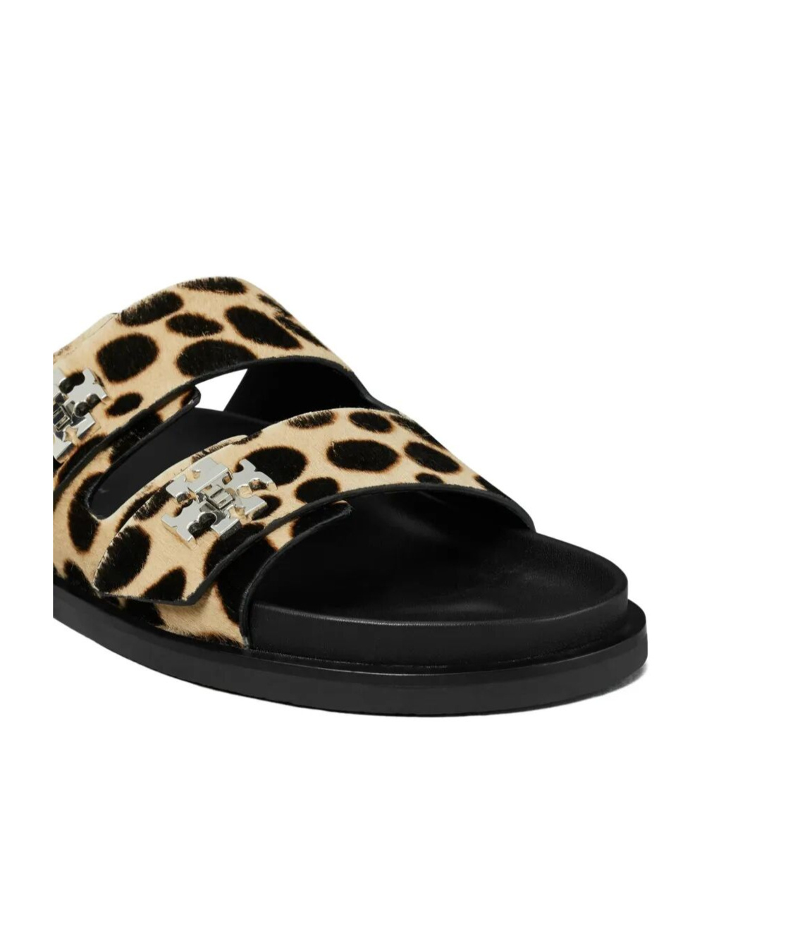 Tory Burch Sporty Slide Sandal With Twist Details Scarpe Basse Animalier In Animal Print