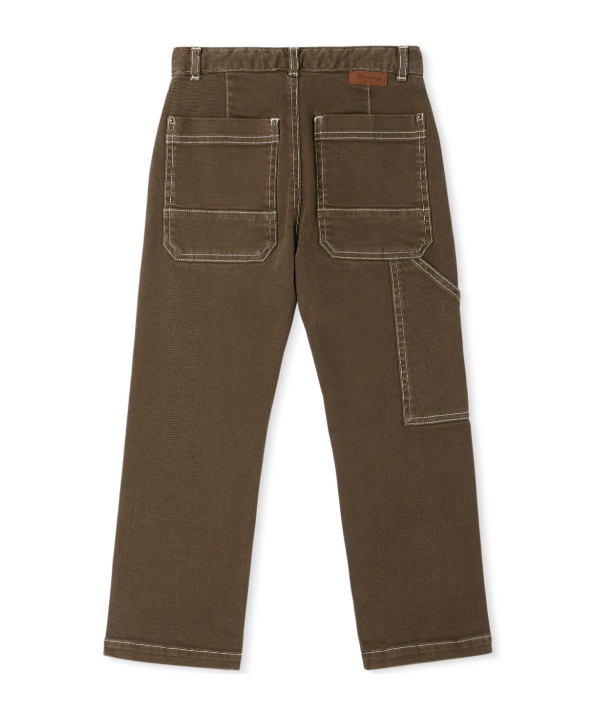 Bonpoint Belt-loop Overalls In Brown