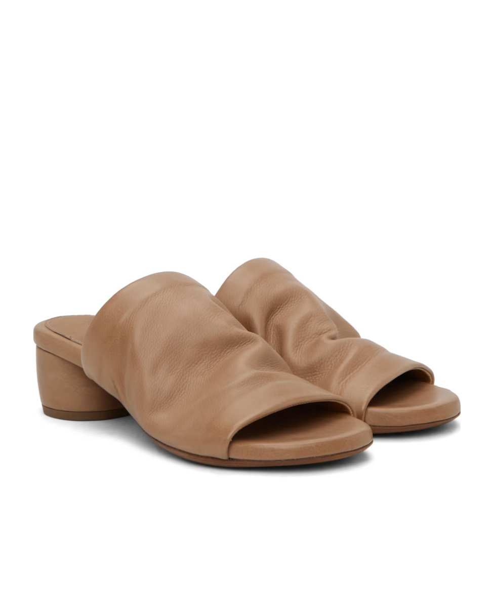Marsèll Otto Round-headed High-heeled Sandals In Brown