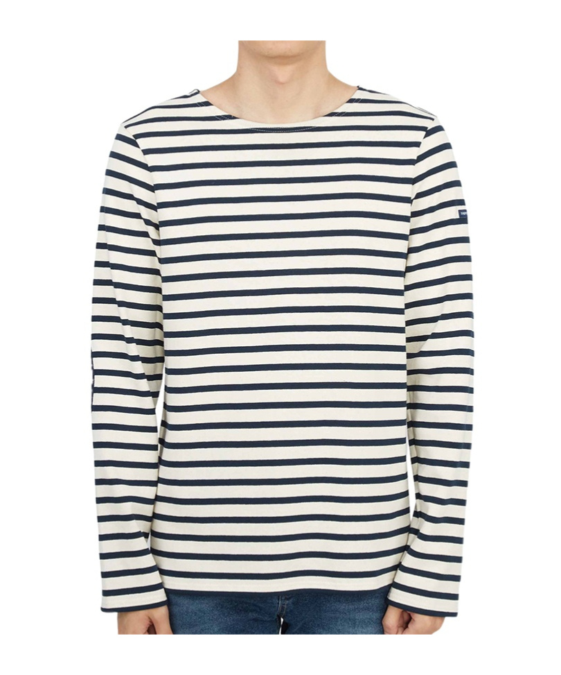 Saint James Striped Graphic T-shirt