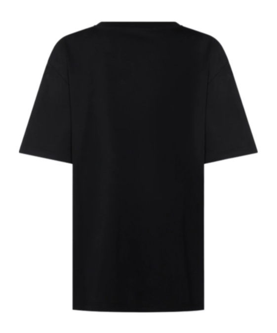 Attico Cotton T-shirt In Black