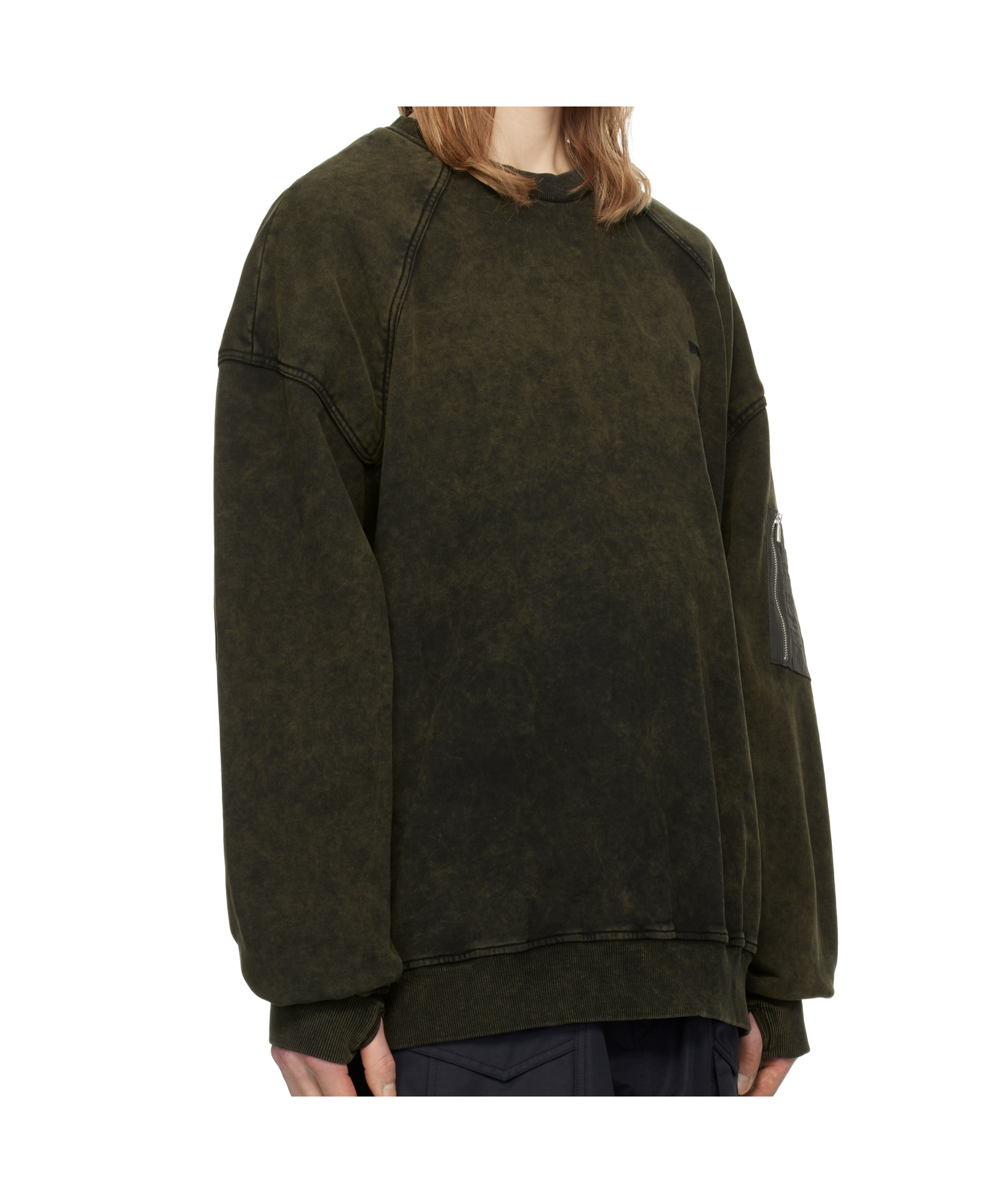 Juunj Long Sleeve Sweatshirt In Black