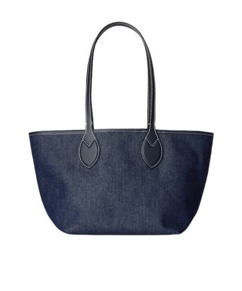 Gucci Totissima Reversible Shopping Bag Small Size In Dark Blue
