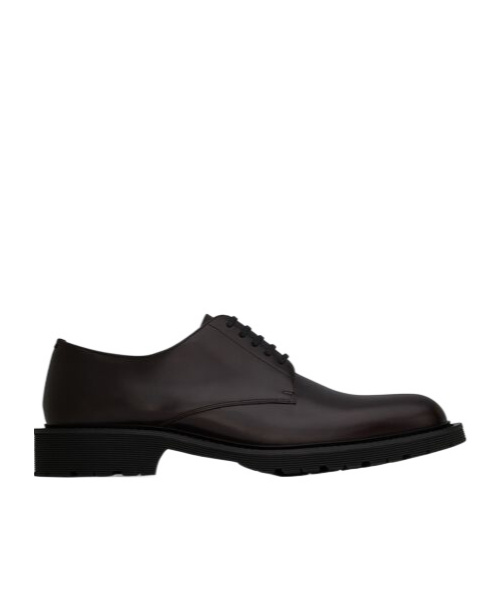 Saint Laurent Leather Adrien Oxford Shoes In Black