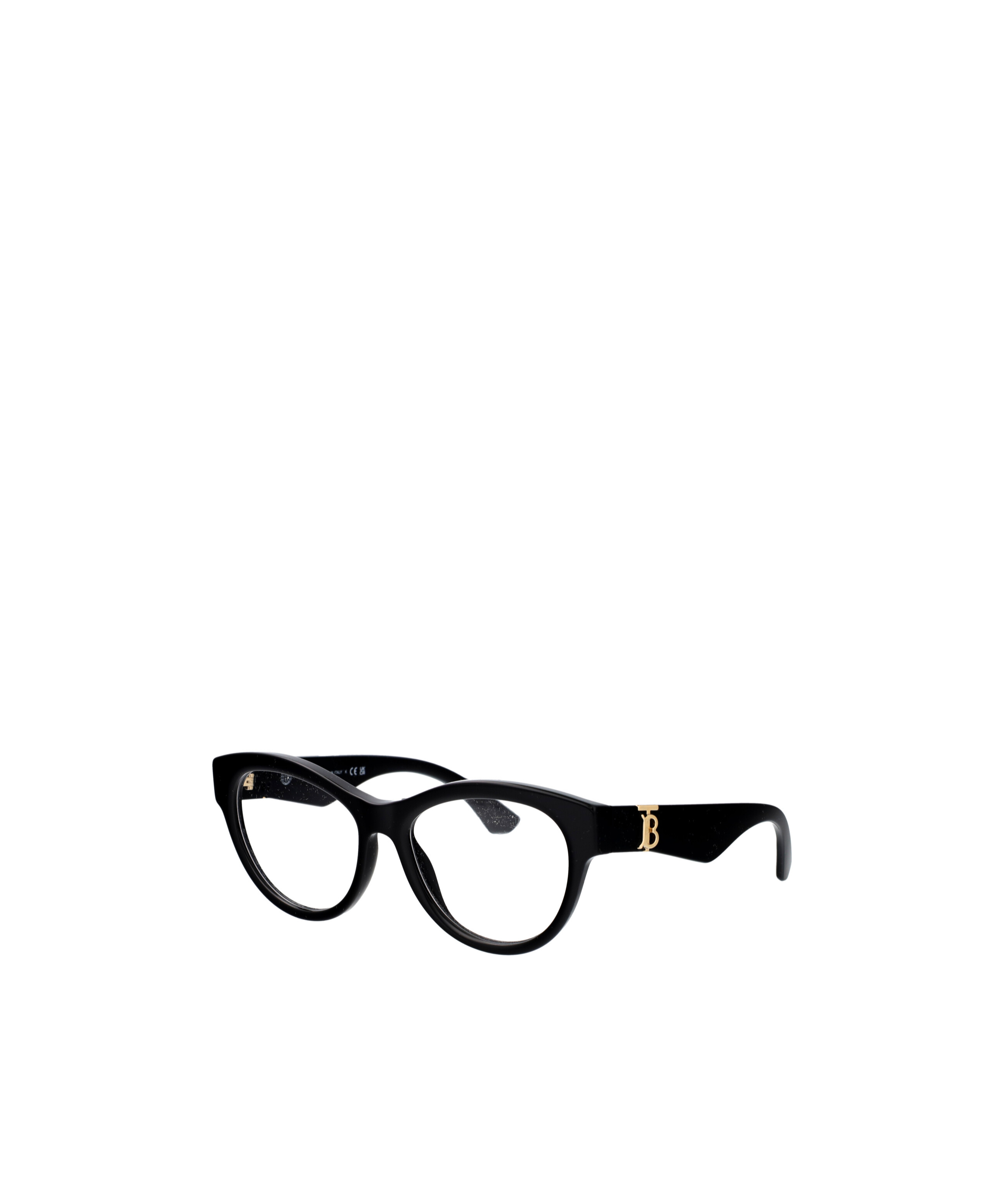 Burberry Eyewear Round Frame Glasses In Black