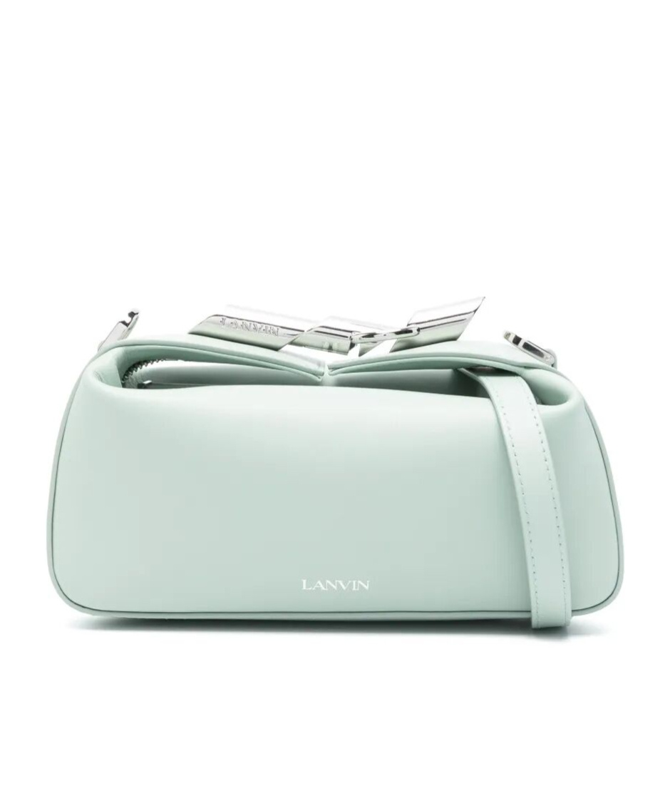 Shop Lanvin Zippered Handbag In Green