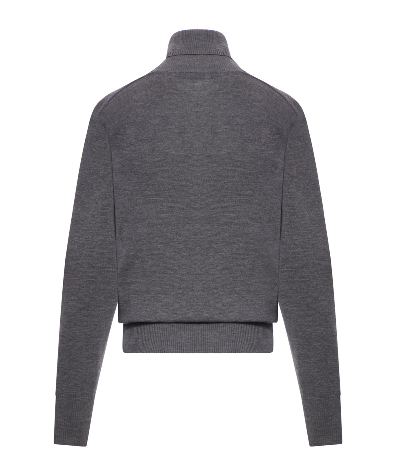 Burberry Wool Turtleneck Sweater In Black