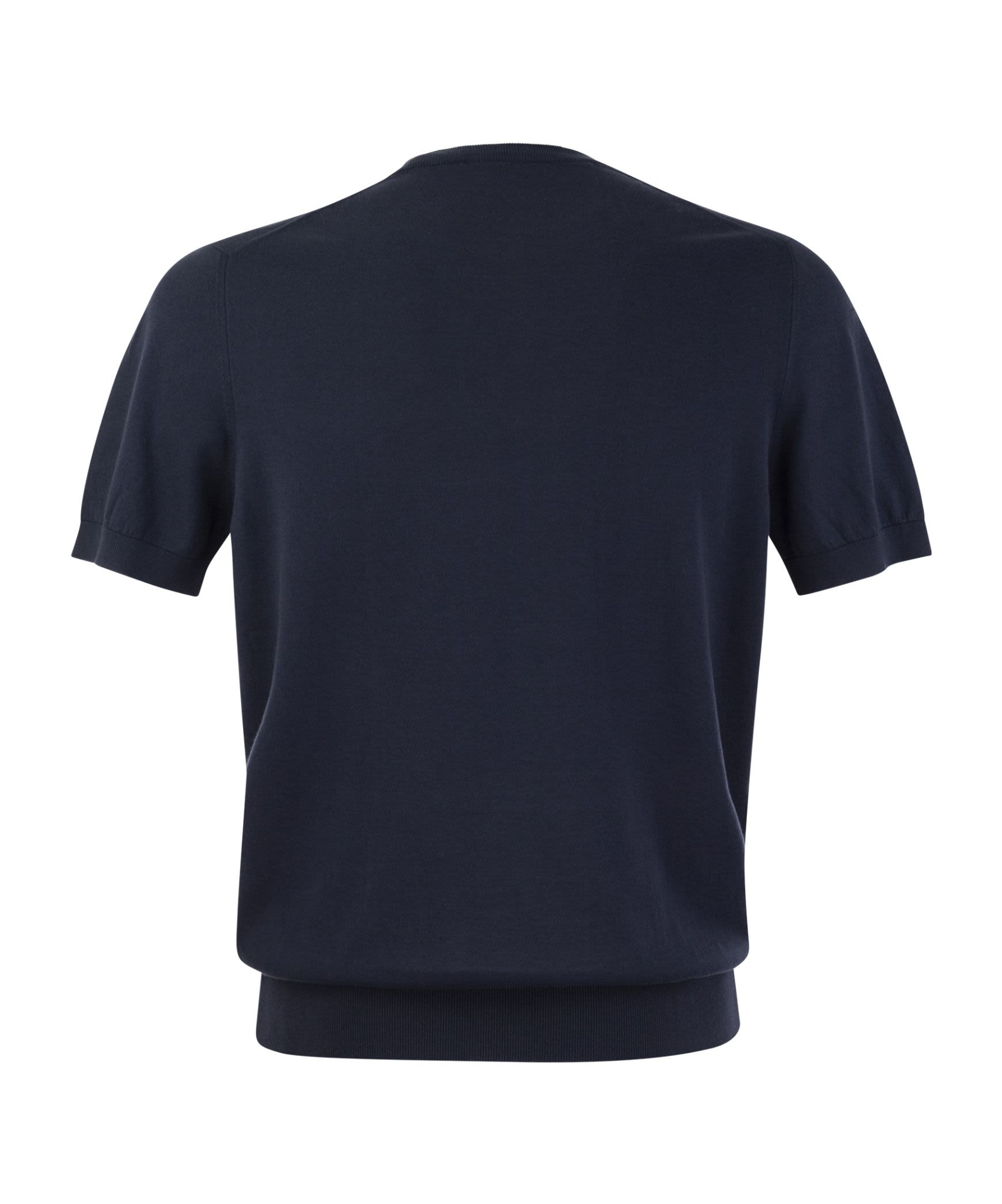 FEDELI FINE-KNIT COTTON T-SHIRT