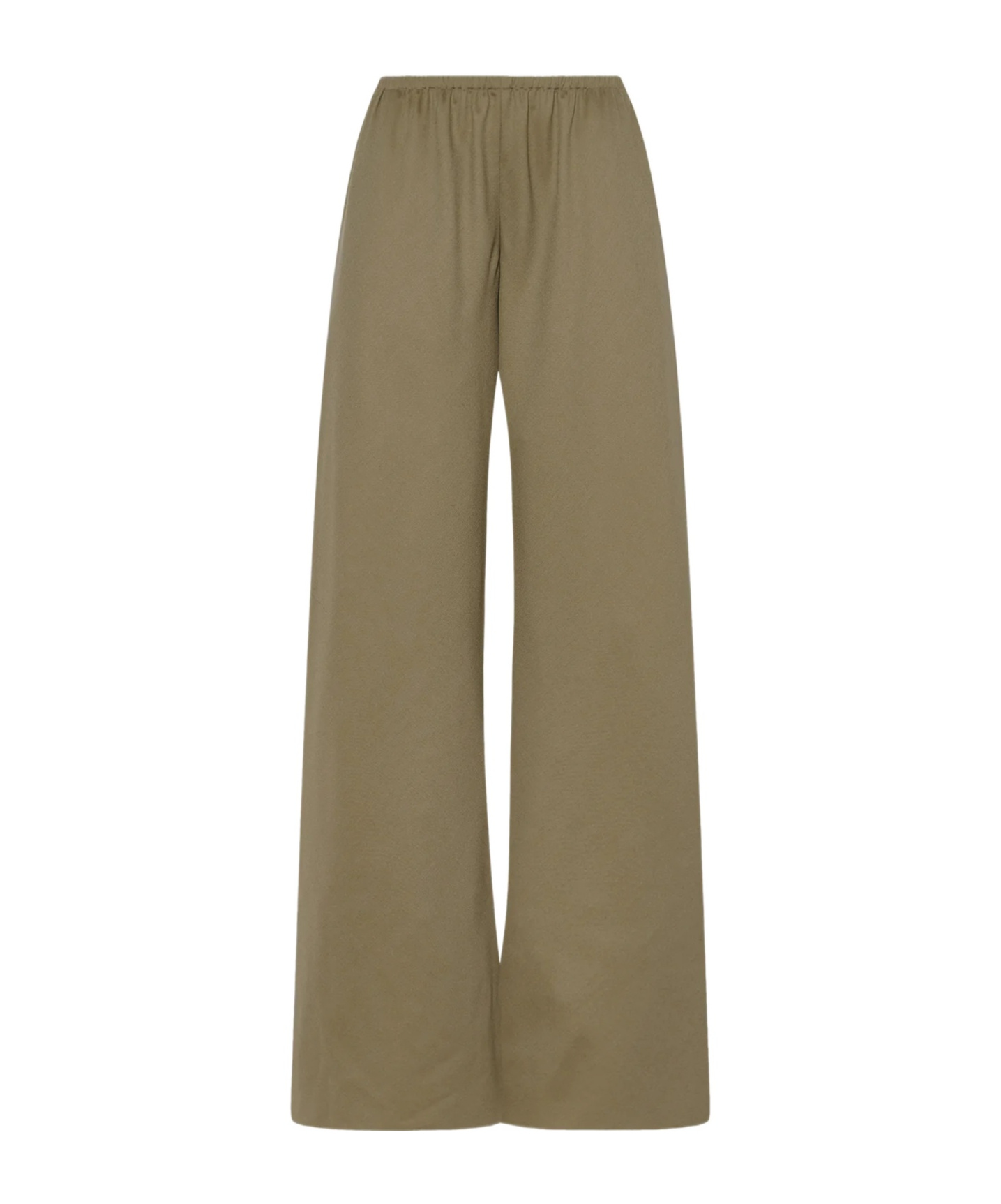 The Row Elastic Waist Casual Pants In Brown