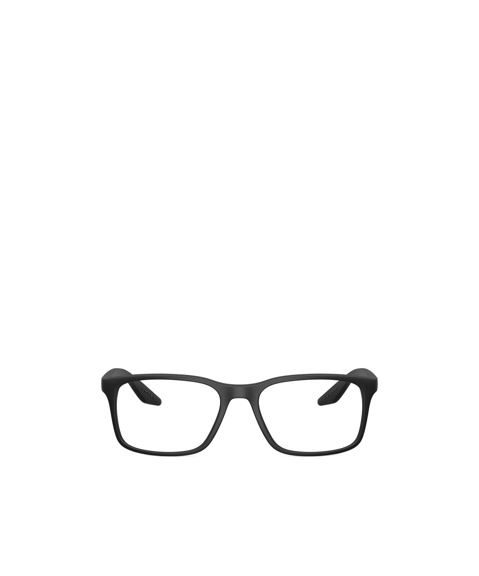 Prada Eyewear Square Frame Glasses In Black