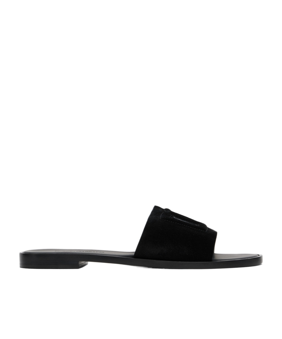 Shop Dolce & Gabbana Hollow-out Detail Sandals In Black