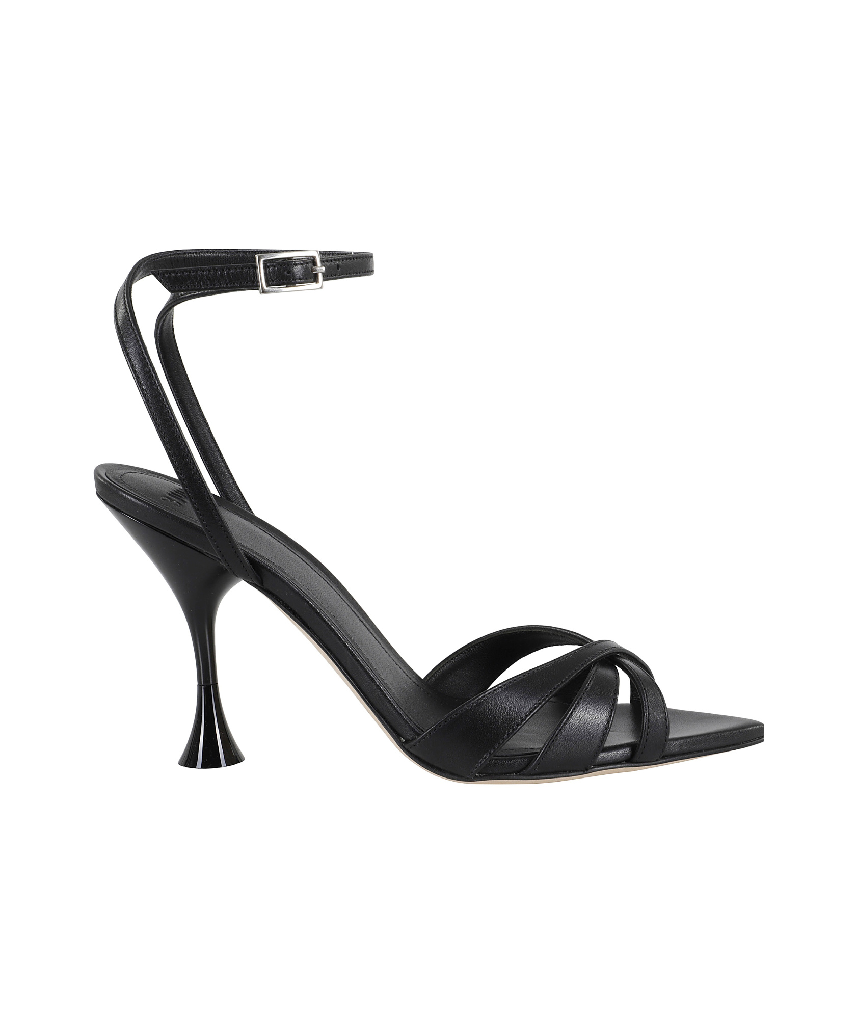 3juin 95mm Leather Sandals In Black