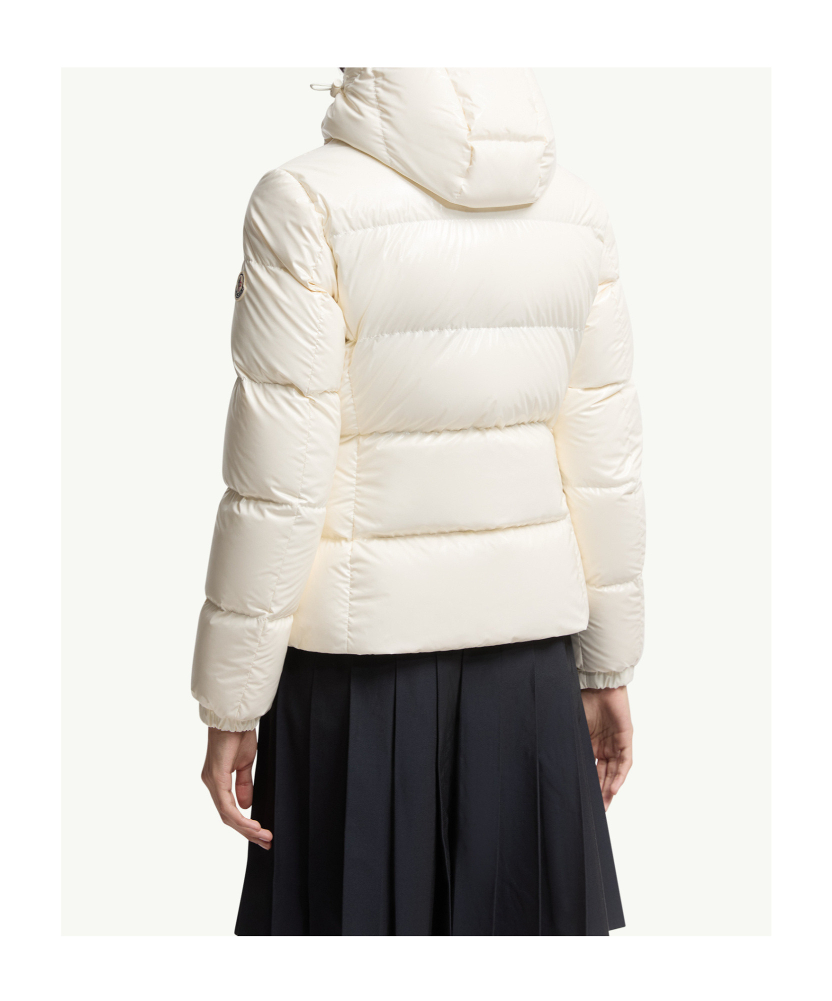 Moncler Long Sleeve Down Jacket In White