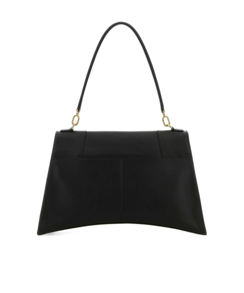 Balenciaga Top Handle Shoulder Bags With Gold-tone Hardware In Black