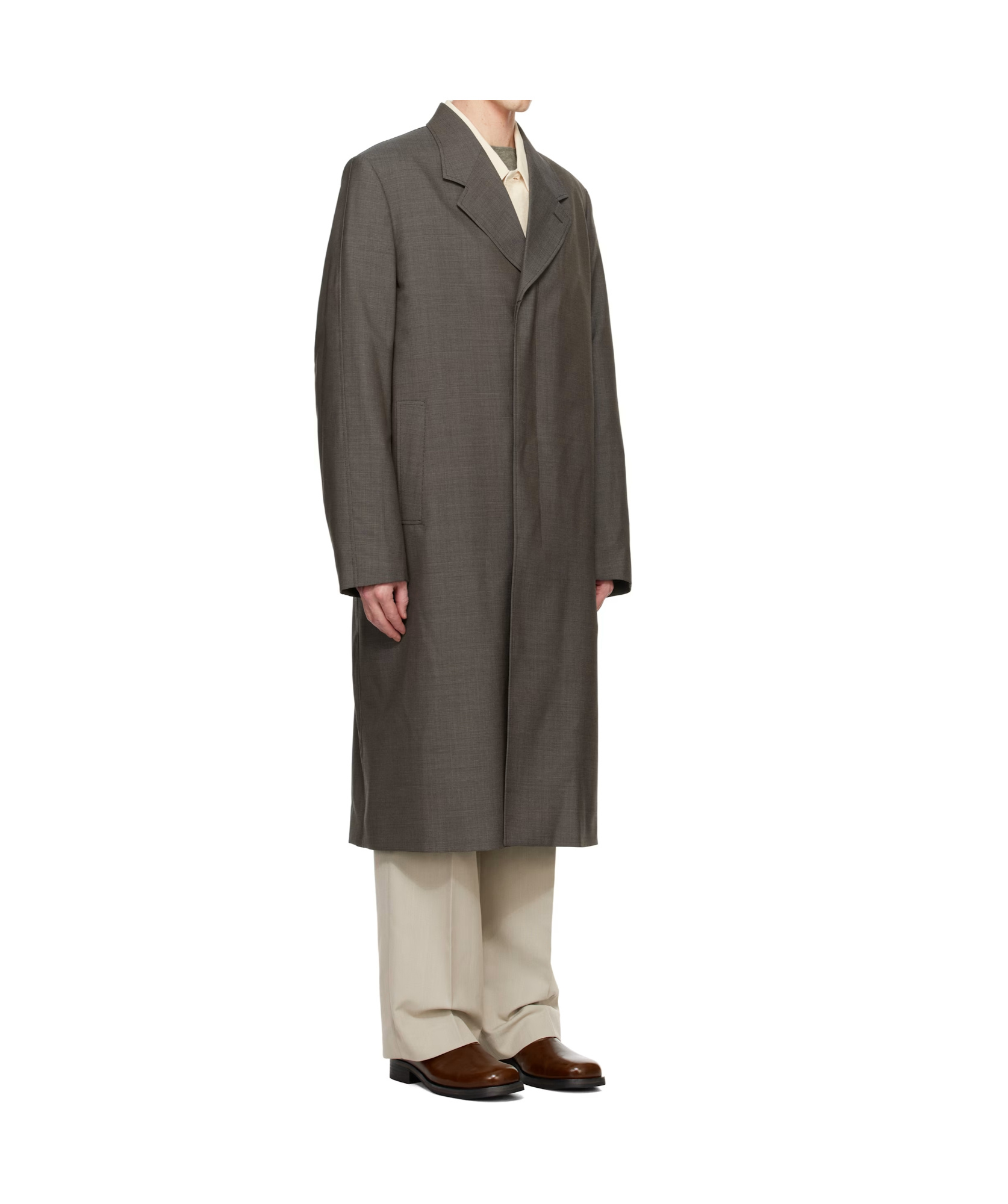 Our Legacy Long Sleeve Coat In Black