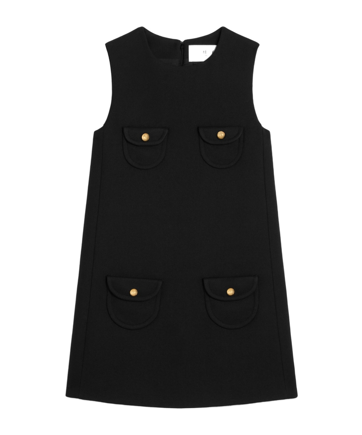 Celine Double-sided Wool Knitted Miniskirt In Black