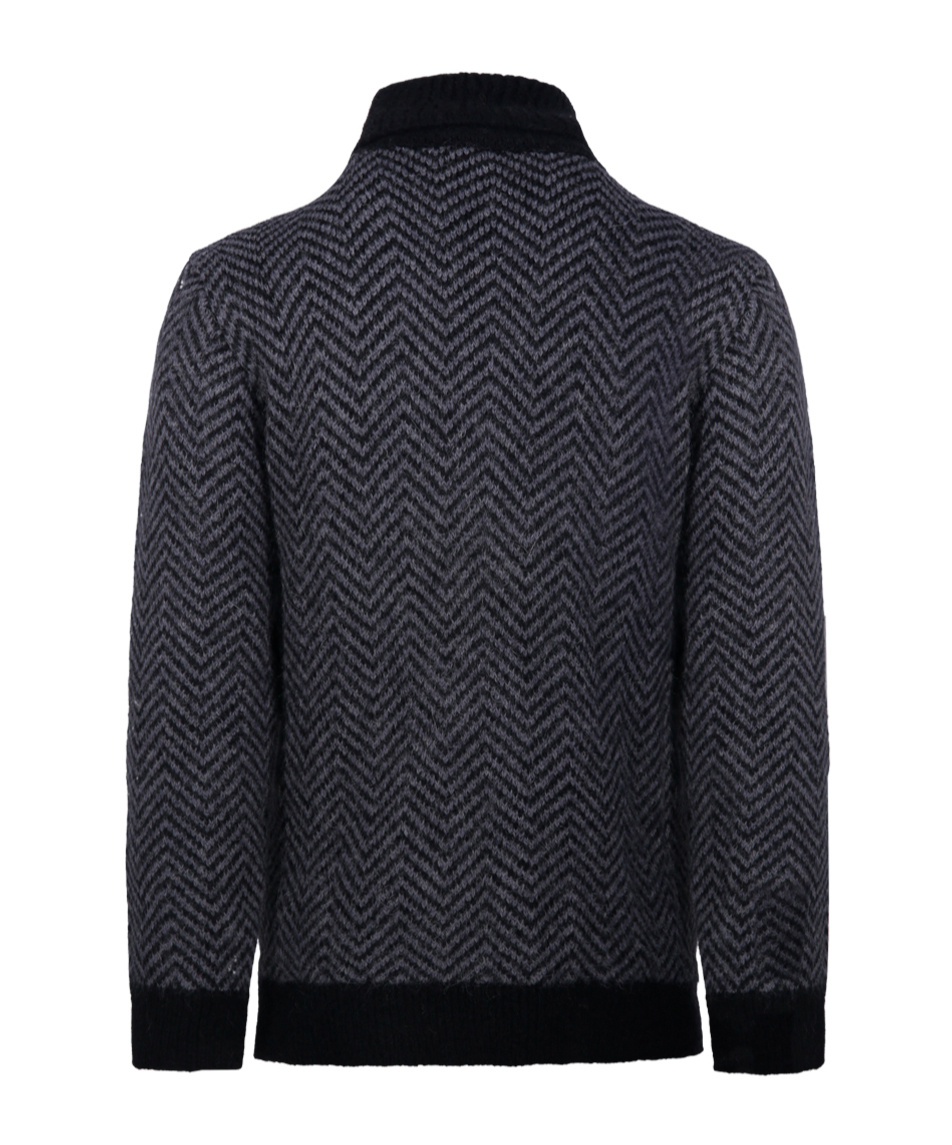 Shop Officine Generale Turtleneck Sweater In Black