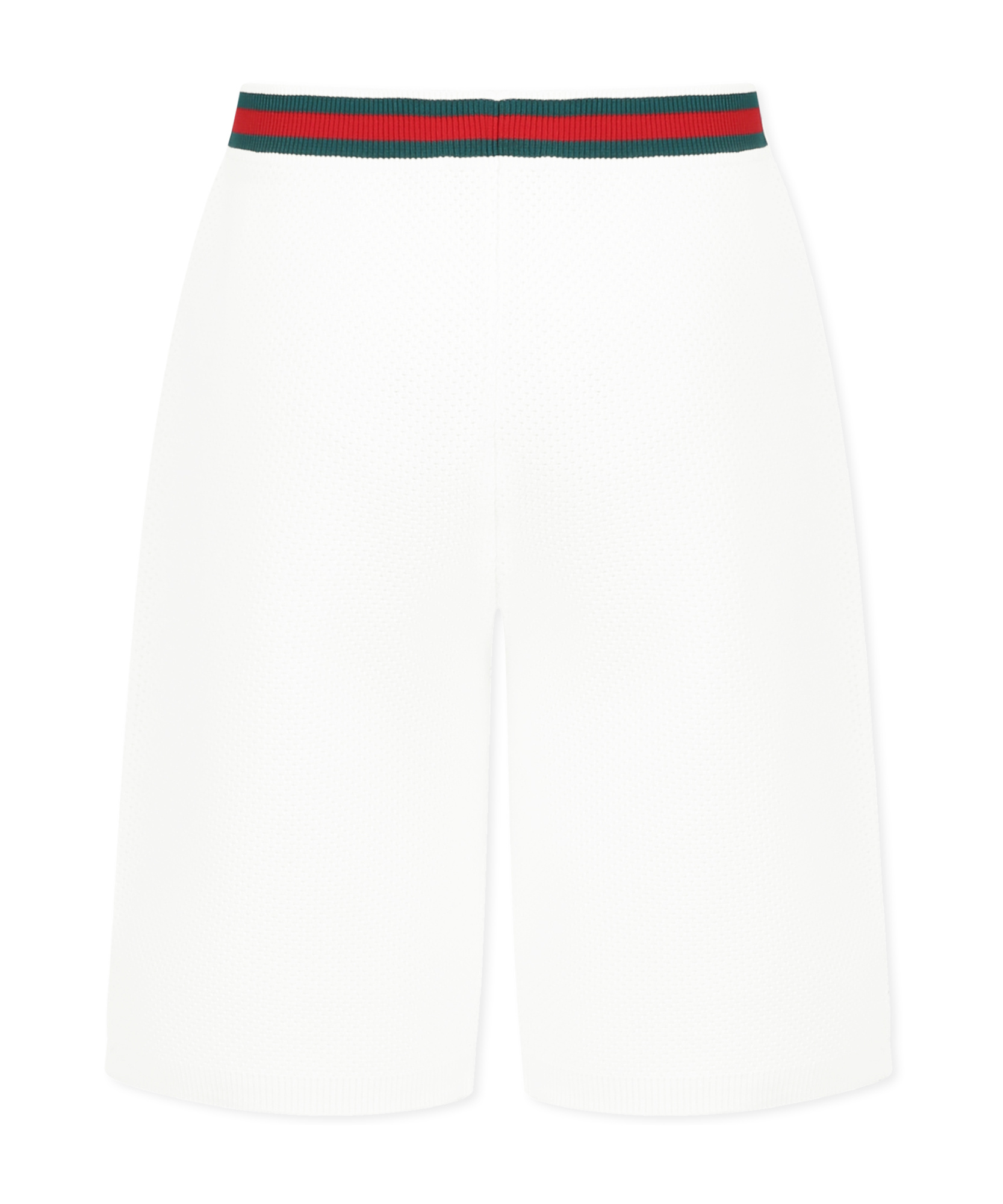 Gucci Shorts With Webbing Detail In Red