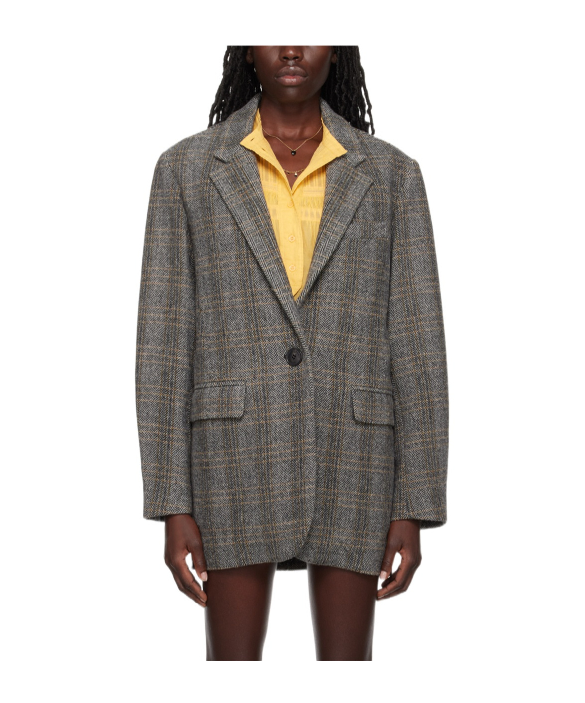 Isabel Marant Étoile Charly Single-breasted Wool Blazer In Black