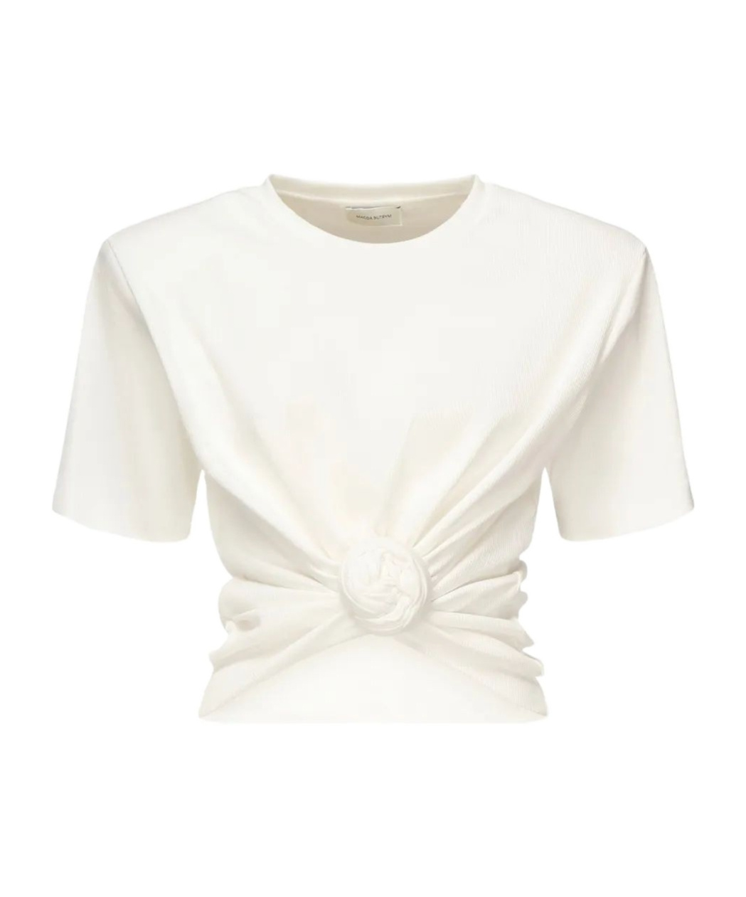 Magda Butrym Crew Neck T-shirt In White