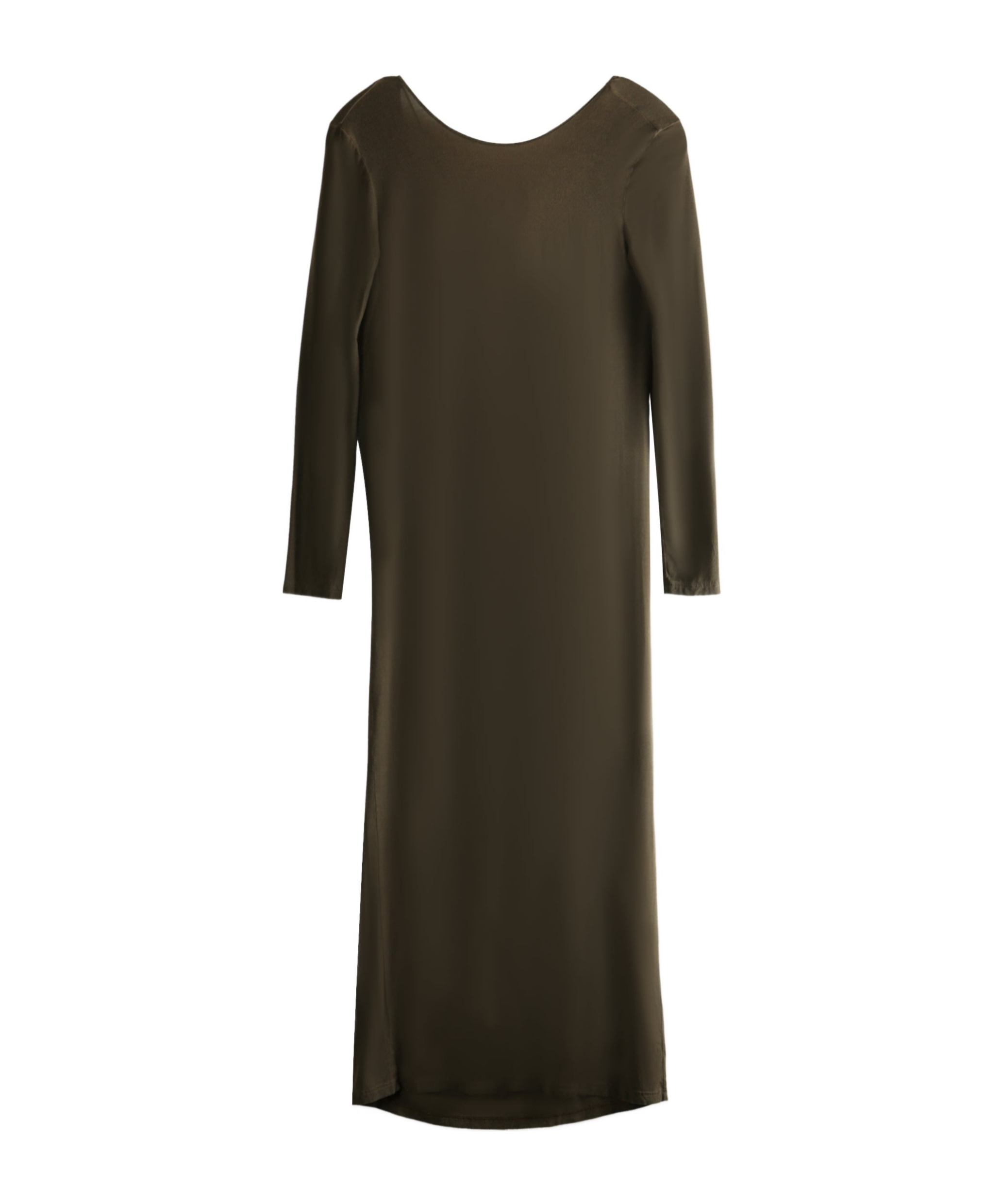 Uma Wang Long Sleeve Dress In Green