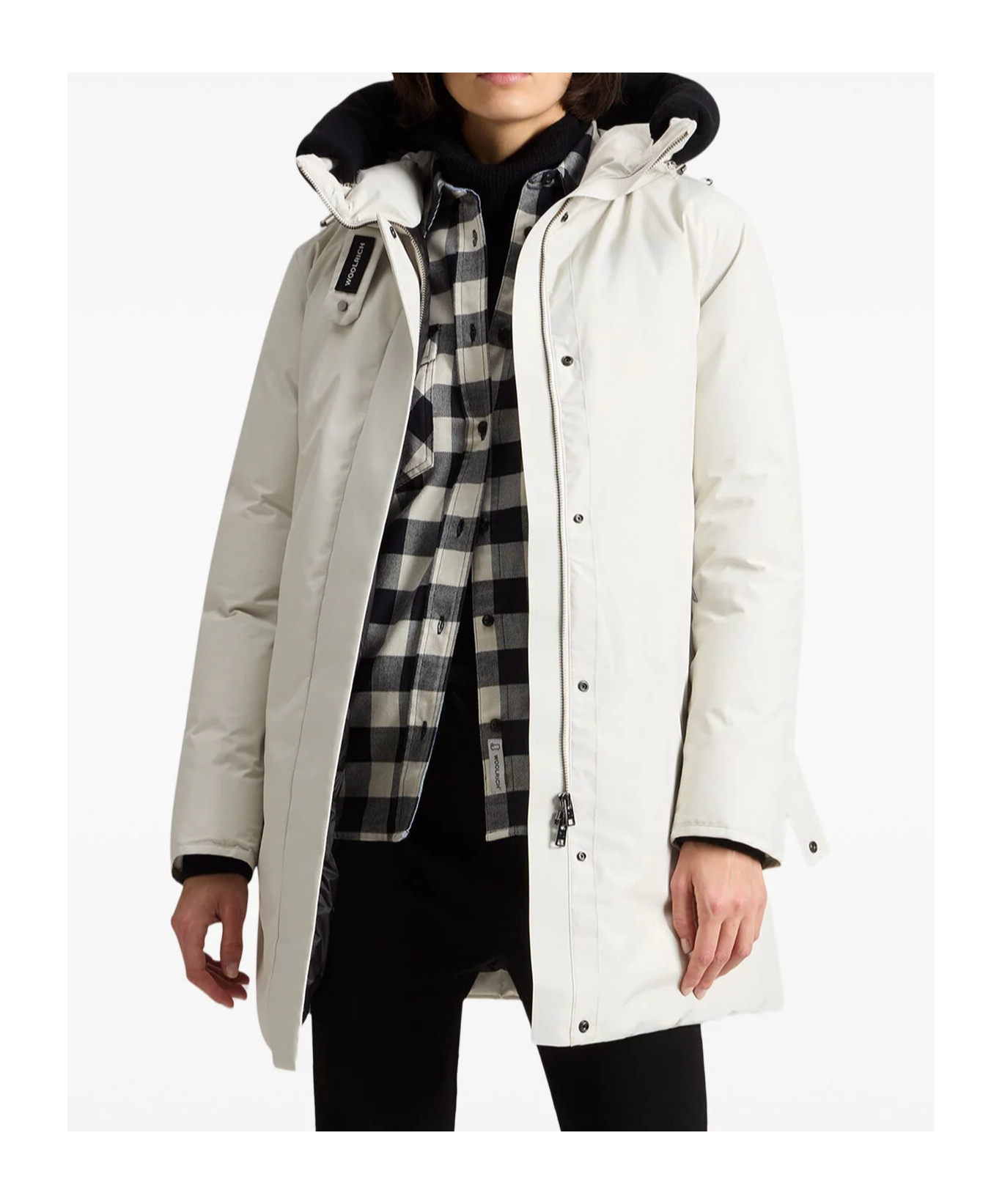 Woolrich Arctic Parka Coat In White