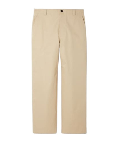 Gucci Ribbon Detail Casual Pants In Nude