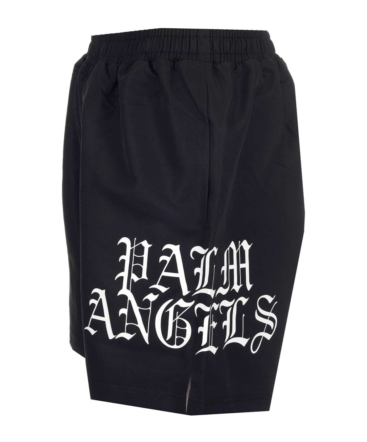 Palm Angels Logo-print Shorts In Black
