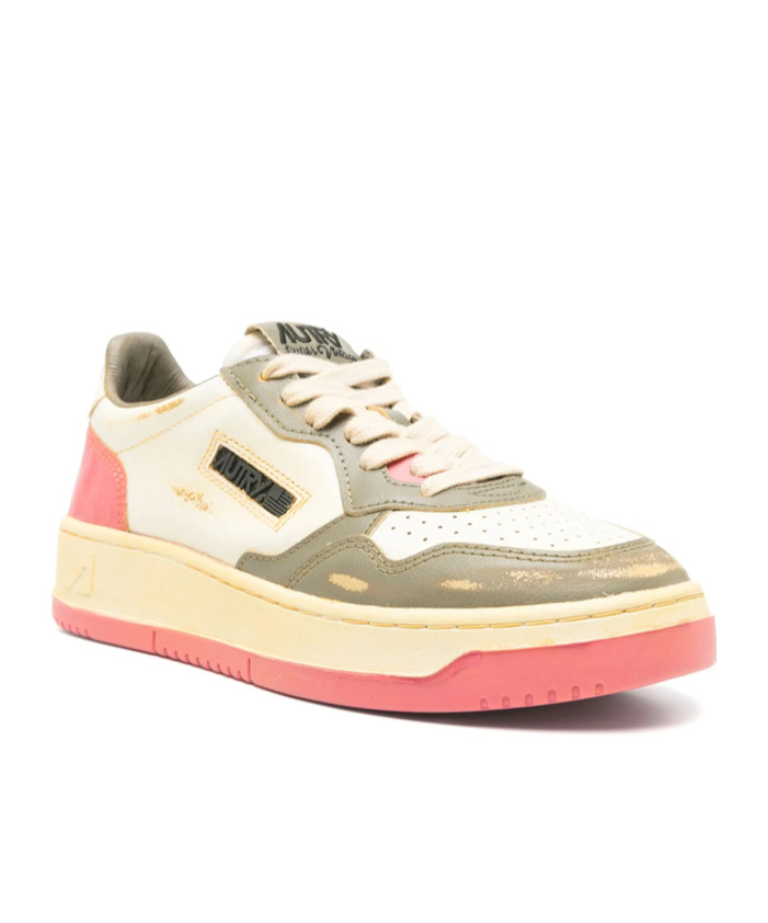 Autry Super Vintage Sneakers In Nude