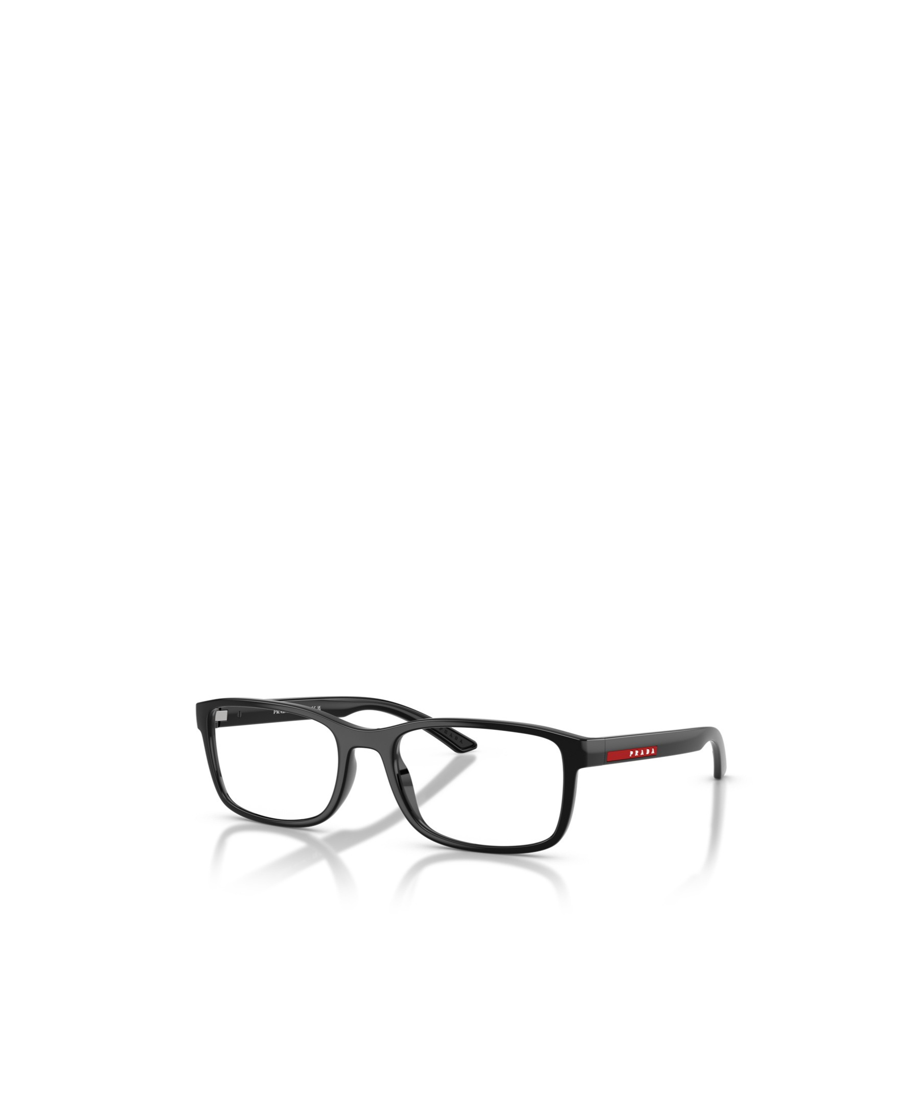 Prada Full Frame Plain Mirror In Black