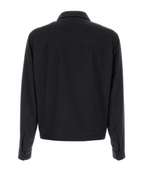 Shop Zegna Windproof Jacket In Blue