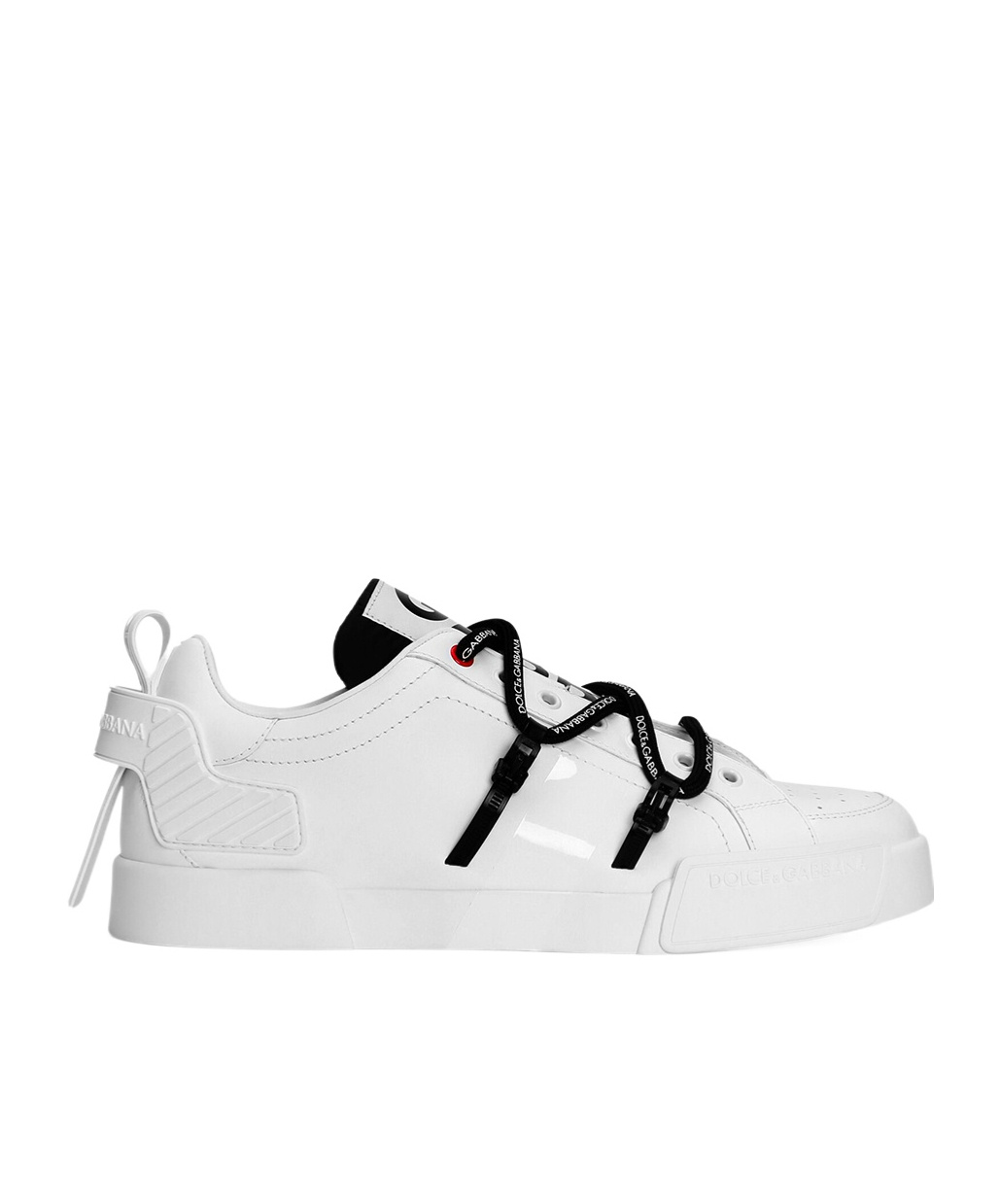 Dolce & Gabbana Dolce And Gabbana White Insert Portofino Sneakers In White