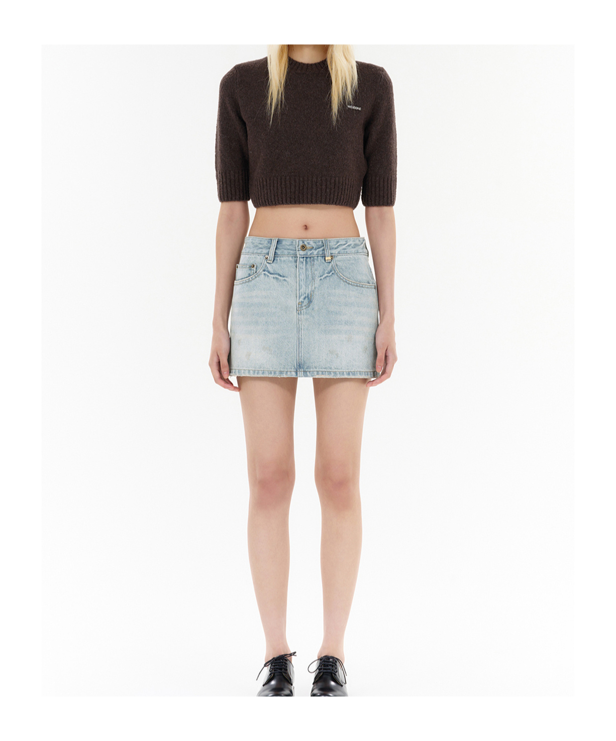 We11 Done Round-neck Wool Sweater