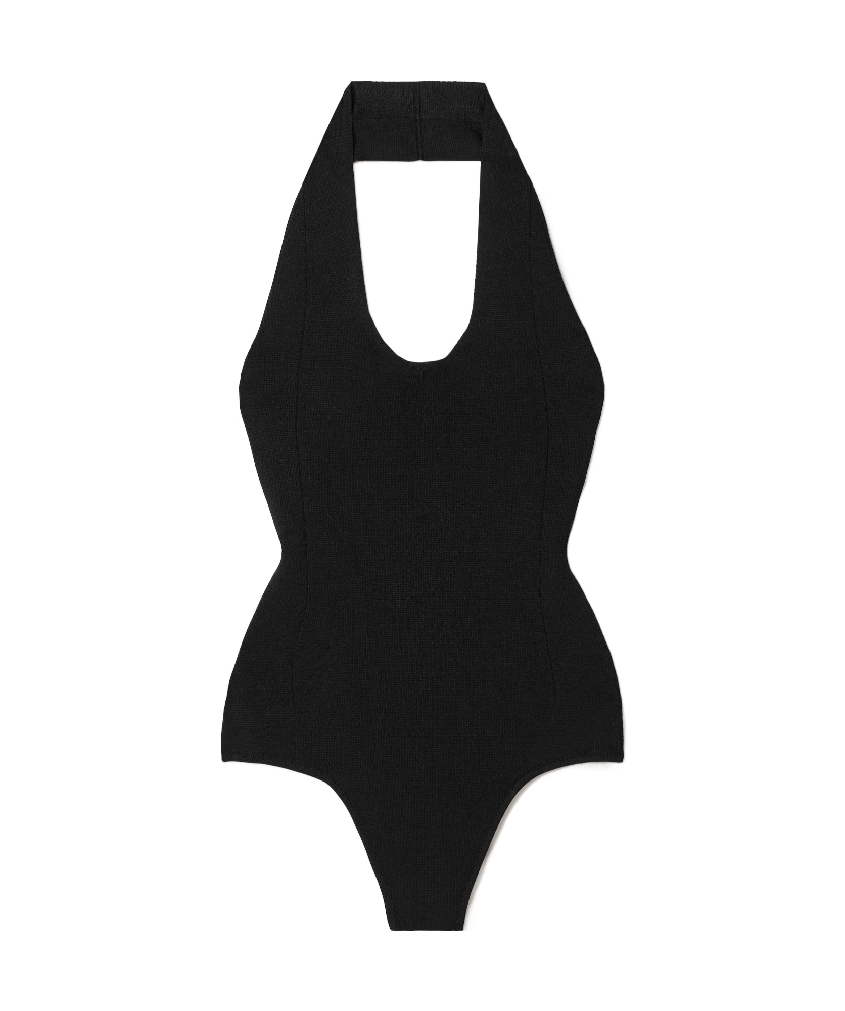 Khaite Toto Knitted Bodysuit In Black