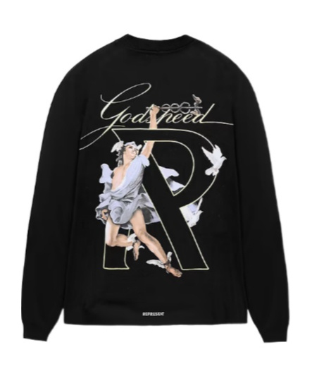 Represent Hermes Sweatshirt In Black