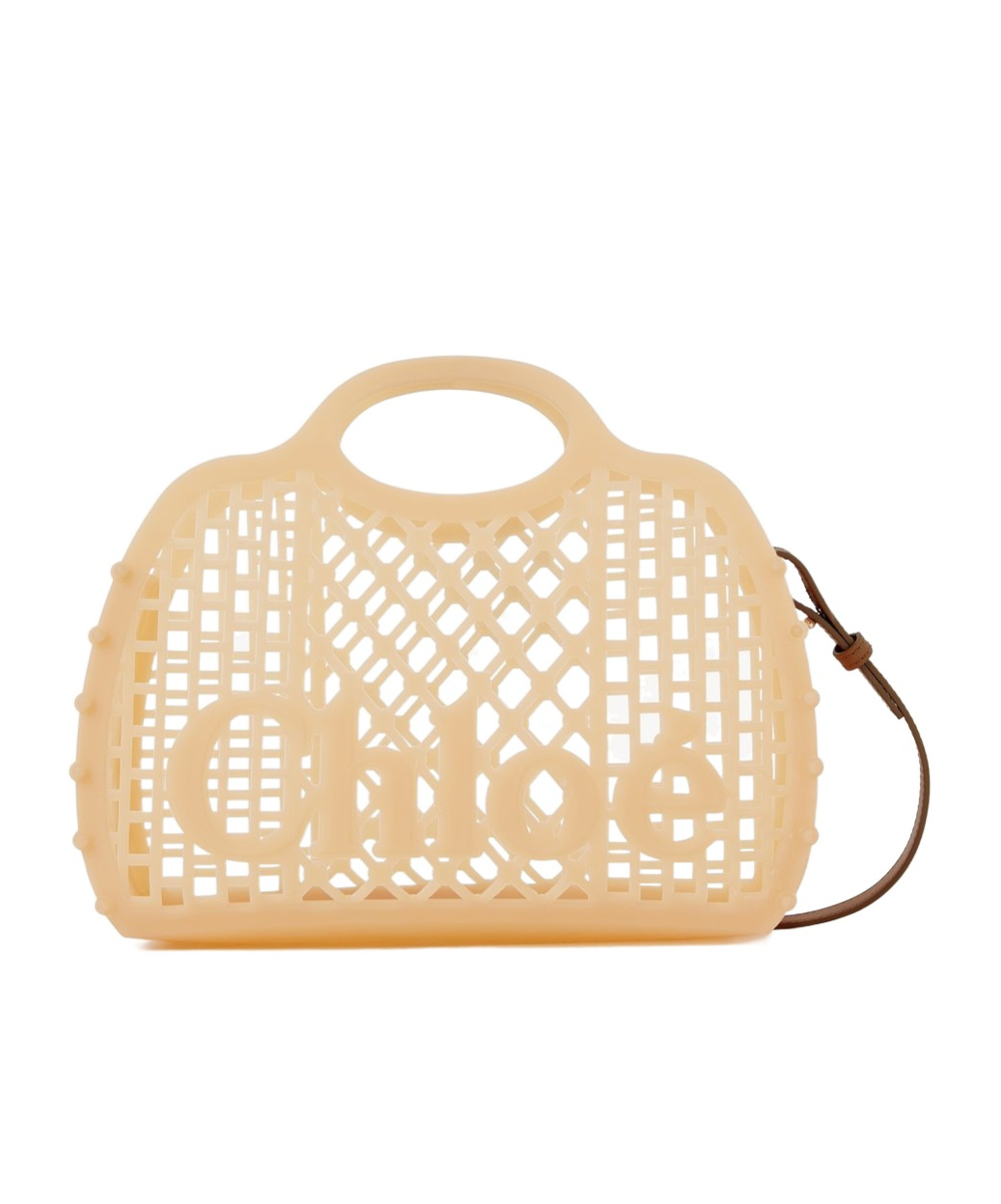 Chloé Cage Tote Bag In Jelly
