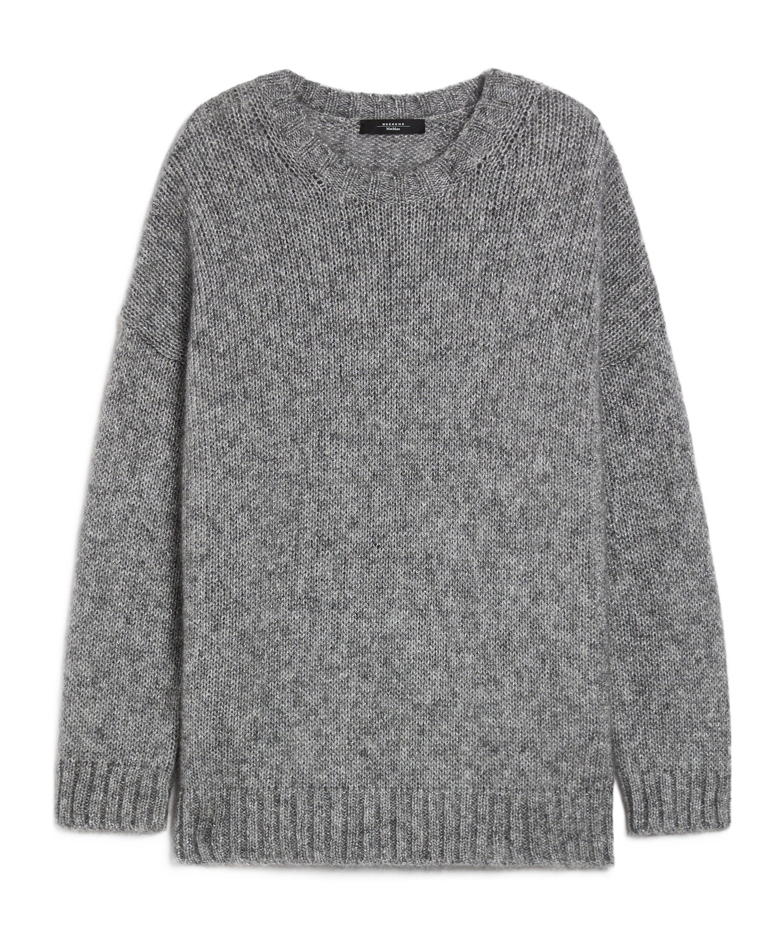 Weekend Max Mara Maglia Antony Argento In Gray