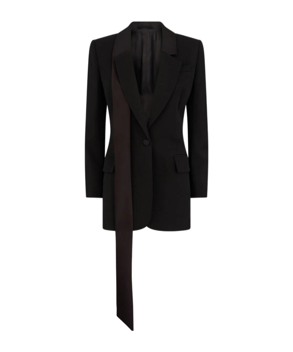 Attico Black Jacket In Black