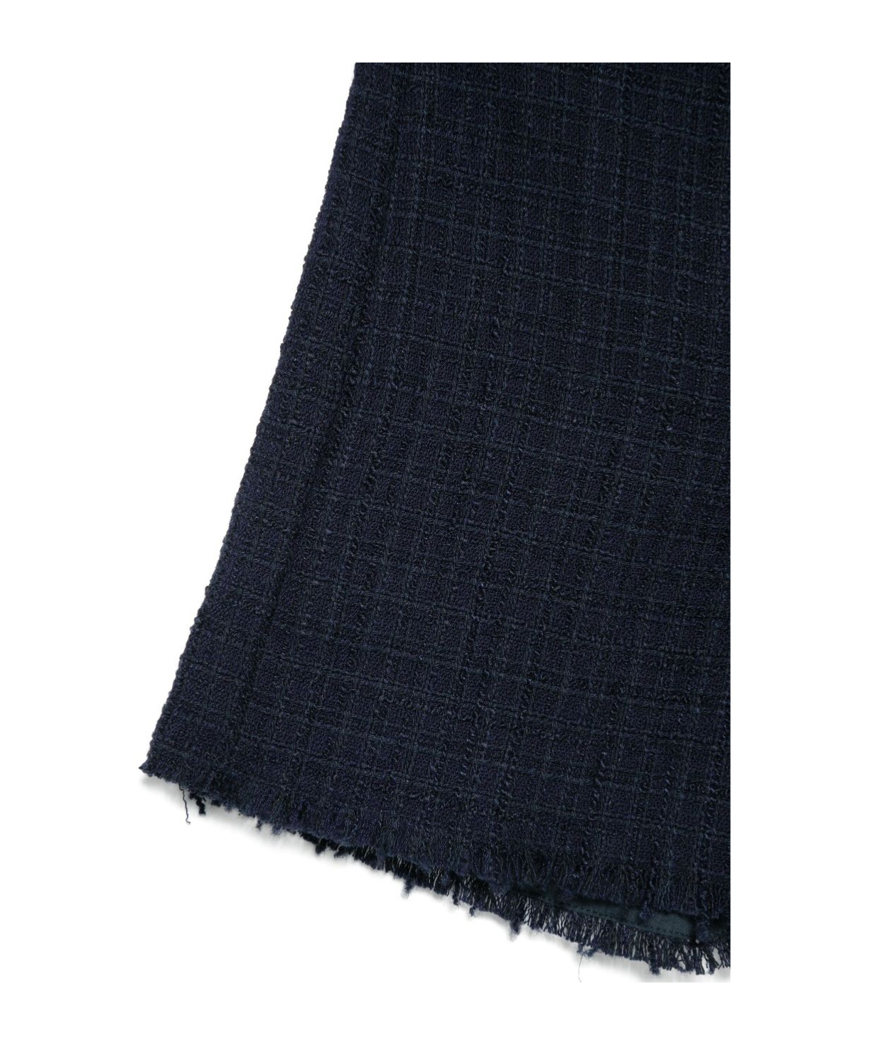 Il Gufo Tweed Shorts In Black