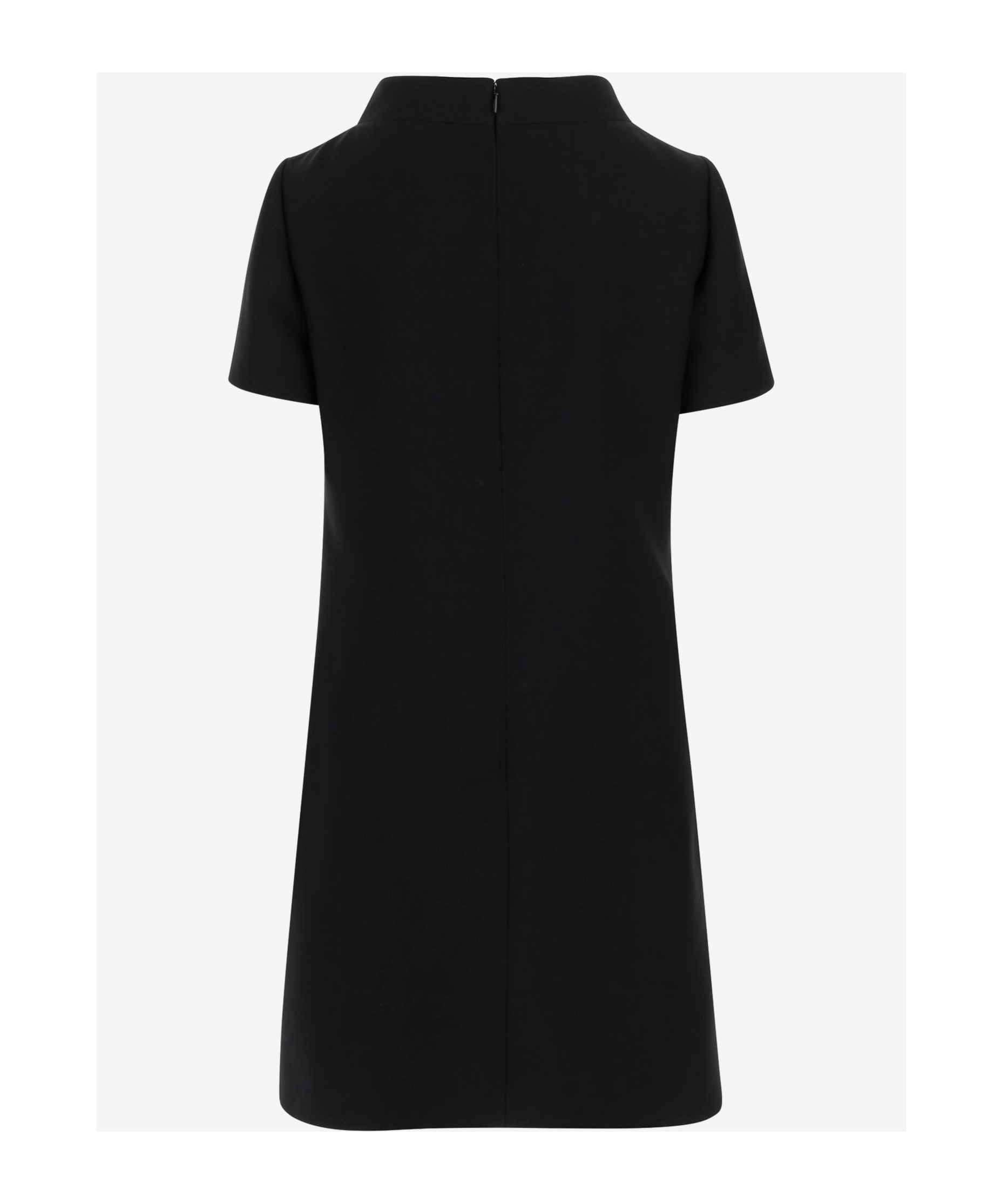 Valentino Black Crepe Couture Short Dress