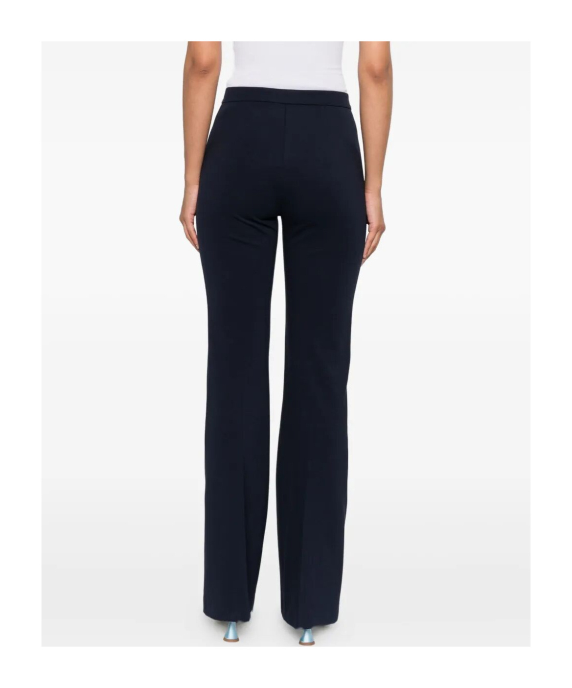 Pinko Flared Trousers In Black