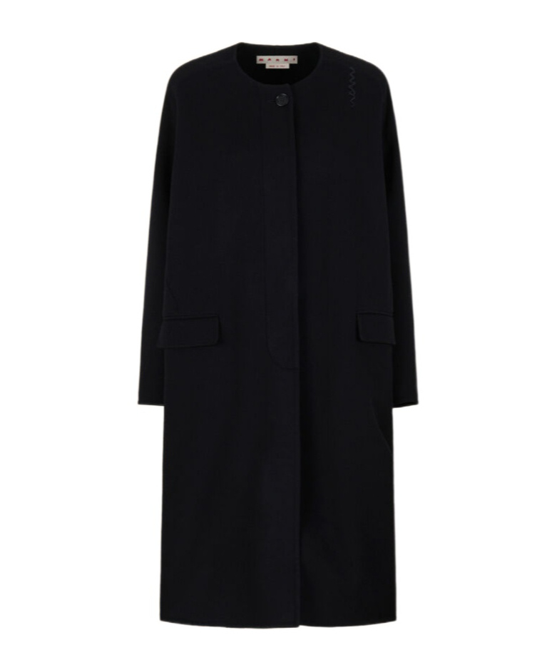Marni Logo-embroidered Coat