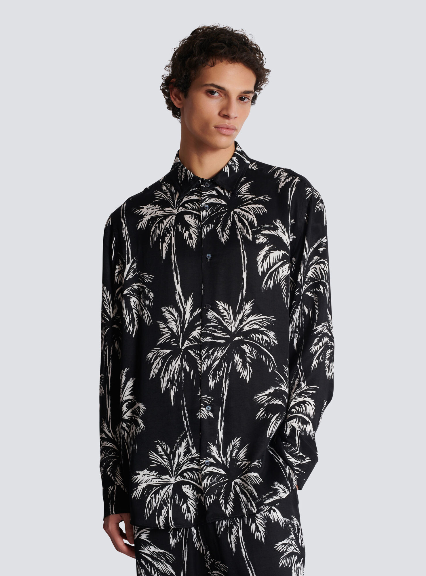 Balmain Shirt In Black