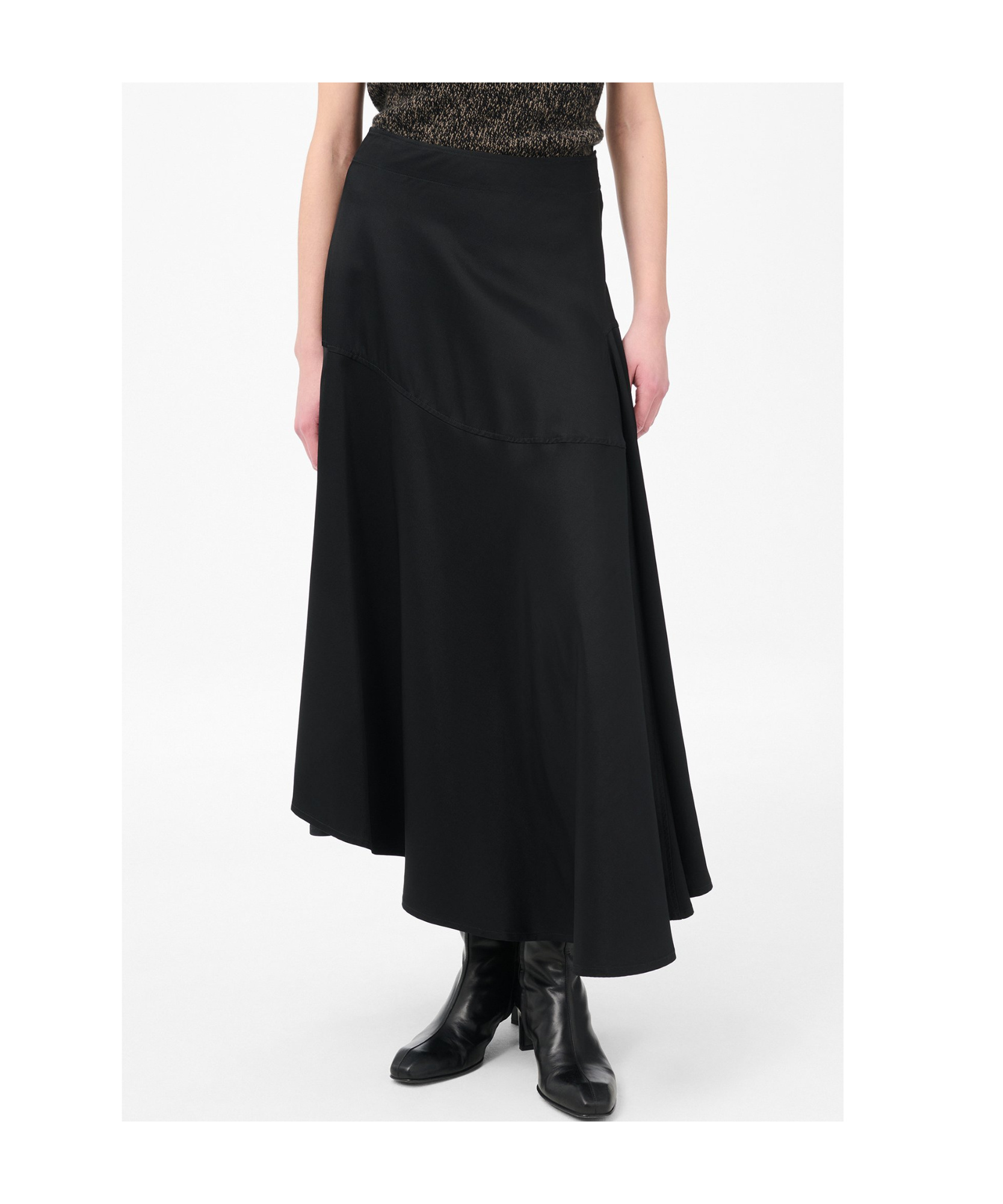 Our Legacy Waltz Asymmetric Skirt In Black