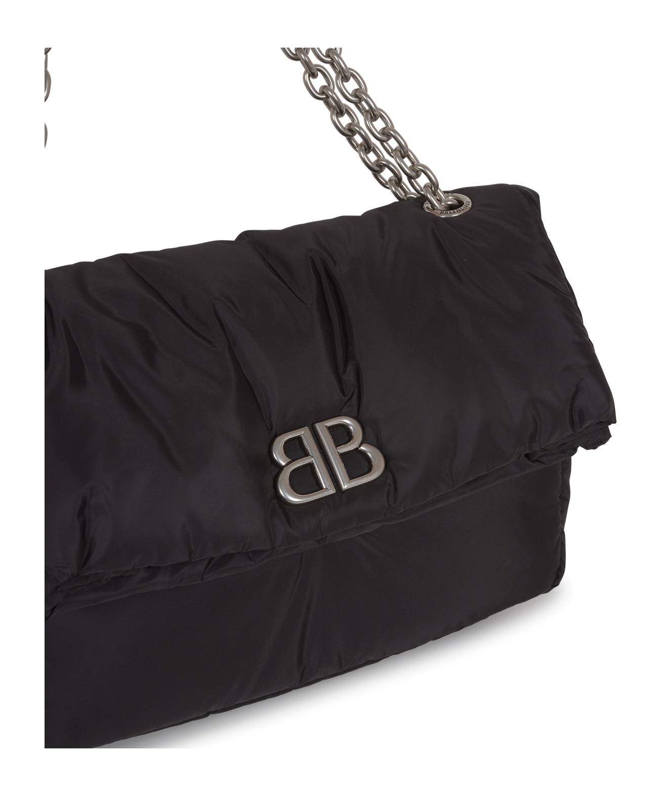 Balenciaga Monaco Chain Handbag In Black